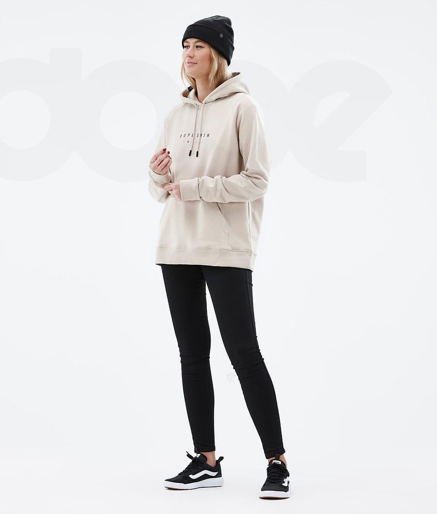 Brown Women's Dope Common W Hoodies | NZ_D1654