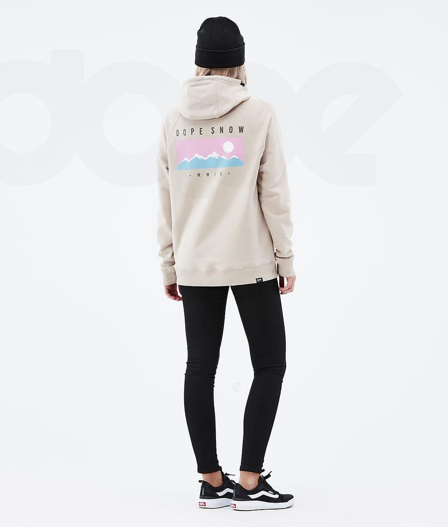 Brown Women's Dope Common W Hoodies | NZ_D1654