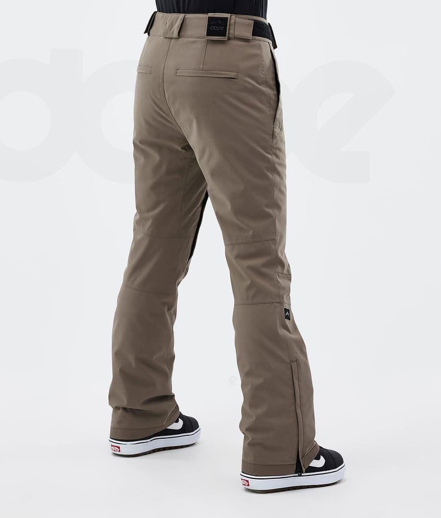 Brown Women's Dope Con W Snowboard Pants | NZ_D1306