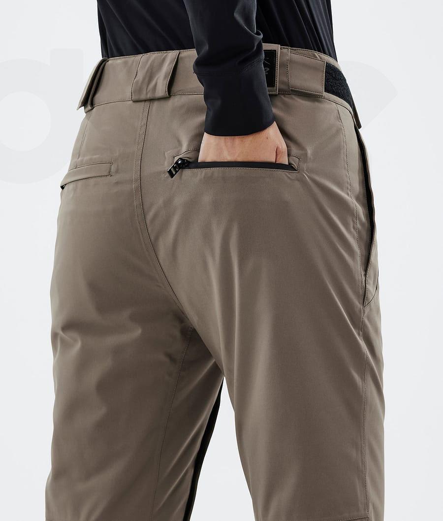 Brown Women's Dope Con W Snowboard Pants | NZ_D1306