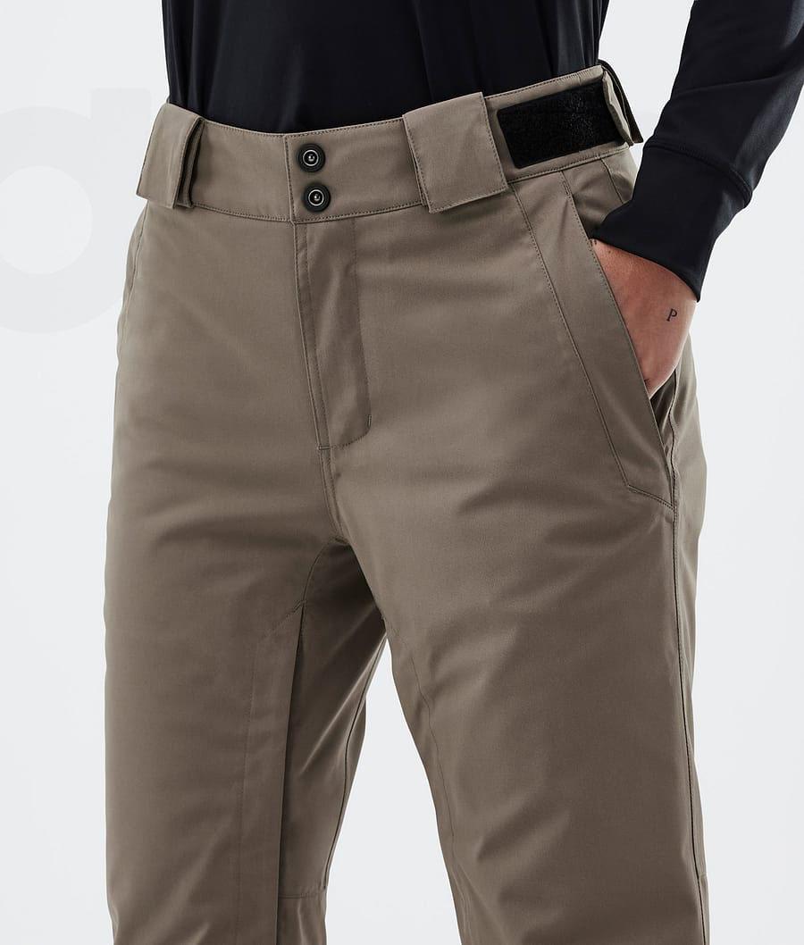 Brown Women's Dope Con W Snowboard Pants | NZ_D1306