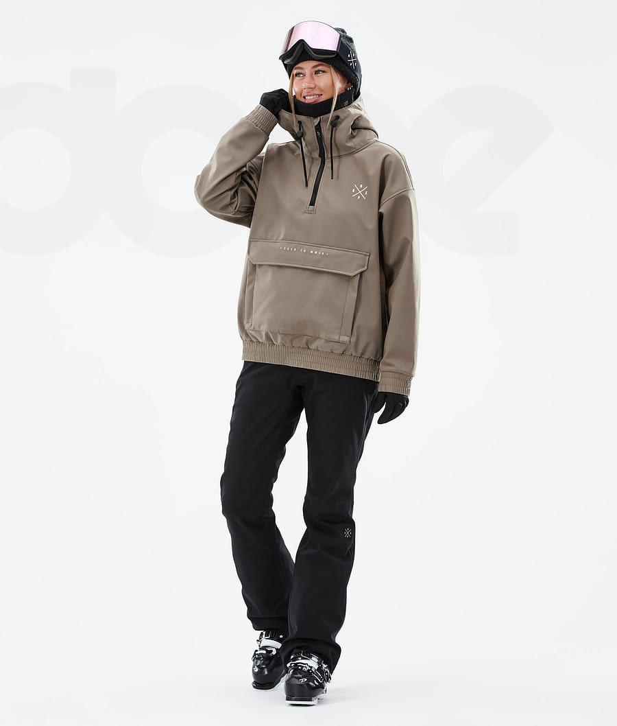 Brown Women's Dope Cyclone W Ski Jackets | NZ_D2378