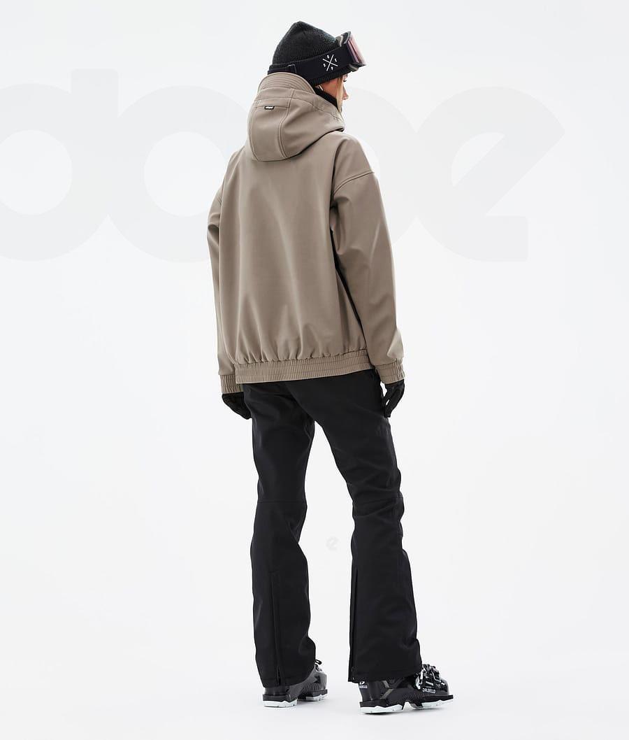 Brown Women's Dope Cyclone W Ski Jackets | NZ_D2378