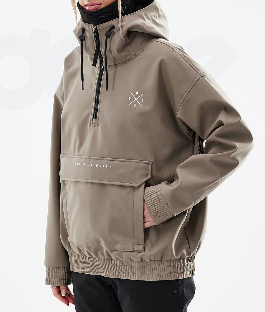 Brown Women's Dope Cyclone W Ski Jackets | NZ_D2378