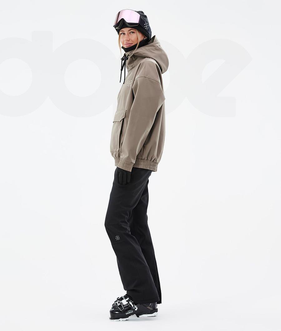 Brown Women's Dope Cyclone W Ski Jackets | NZ_D2378