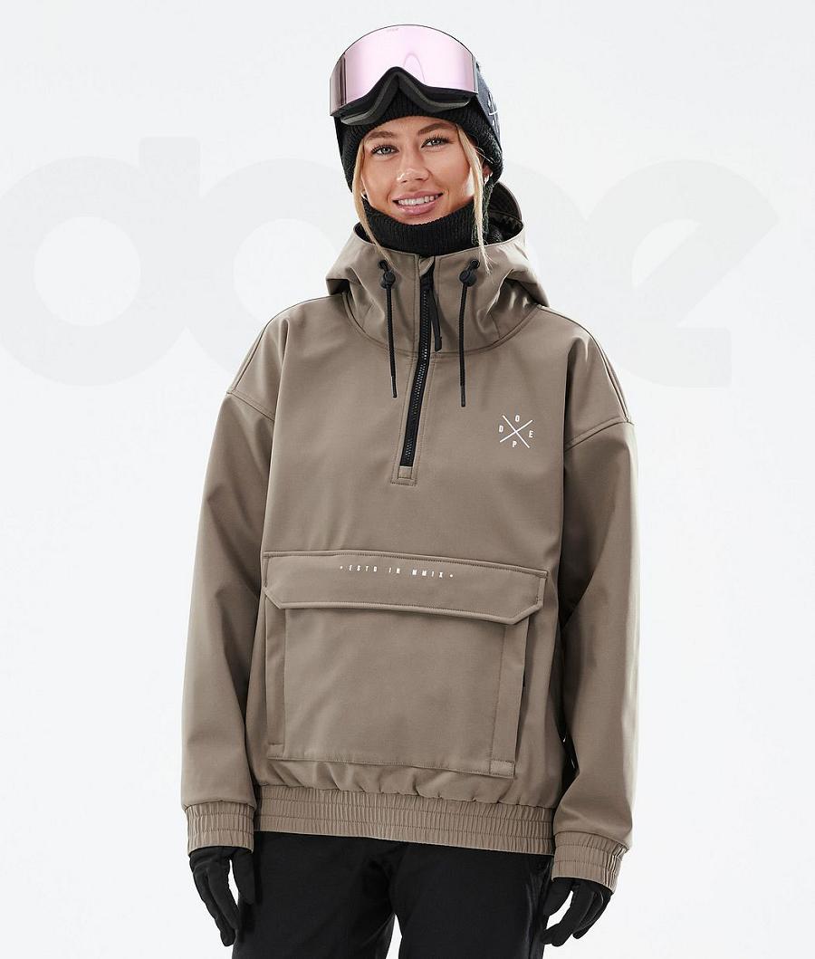 Brown Women\'s Dope Cyclone W Ski Jackets | NZ_D2378