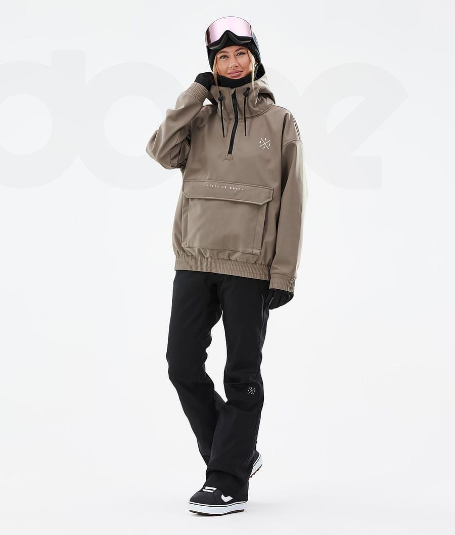 Brown Women's Dope Cyclone W Snowboard Jackets | NZ_D1817