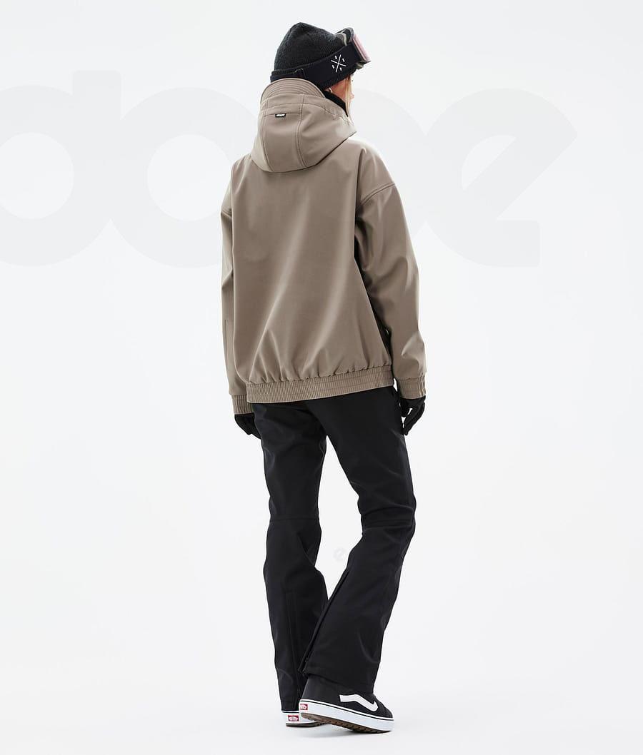 Brown Women's Dope Cyclone W Snowboard Jackets | NZ_D1817
