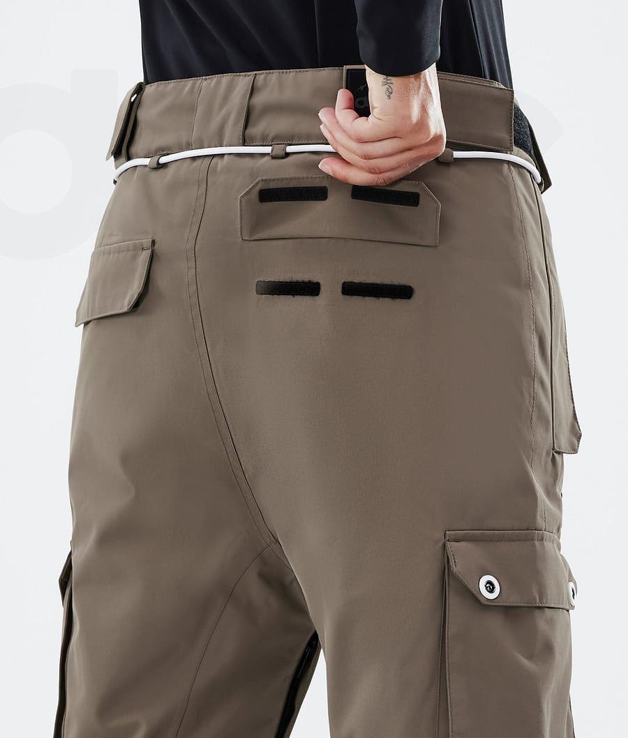 Brown Women's Dope Iconic W Snowboard Pants | NZ_D2110