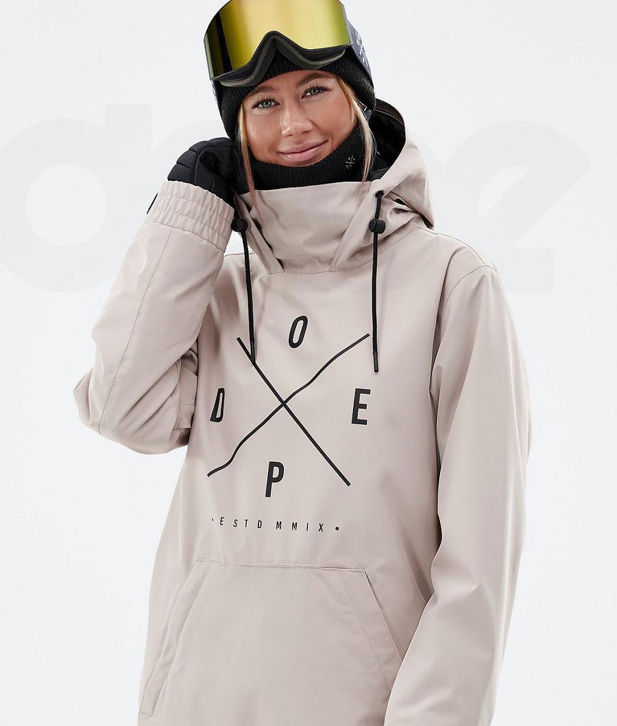 Brown Women's Dope Migoo W Snowboard Jackets | NZ_D2194