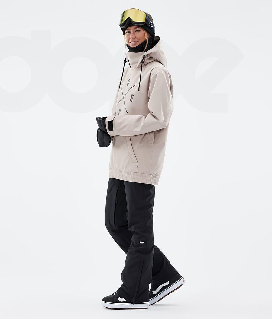 Brown Women's Dope Migoo W Snowboard Jackets | NZ_D2194