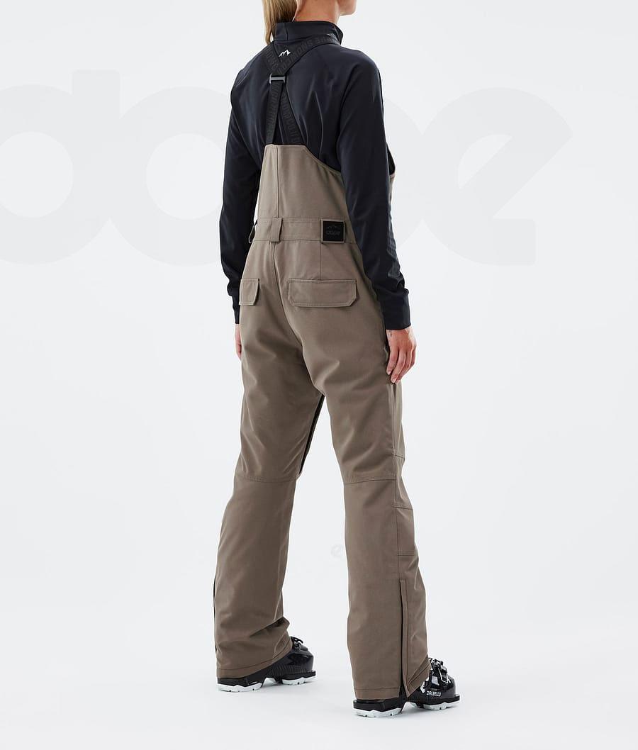 Brown Women's Dope Notorious B.I.B W Ski Pants | NZ_D1745