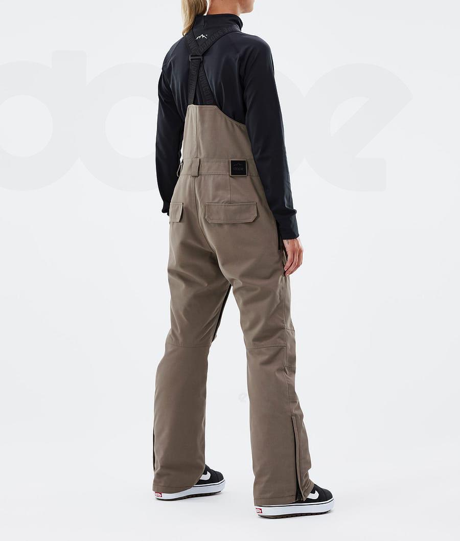 Brown Women's Dope Notorious B.I.B W Snowboard Pants | NZ_D2129