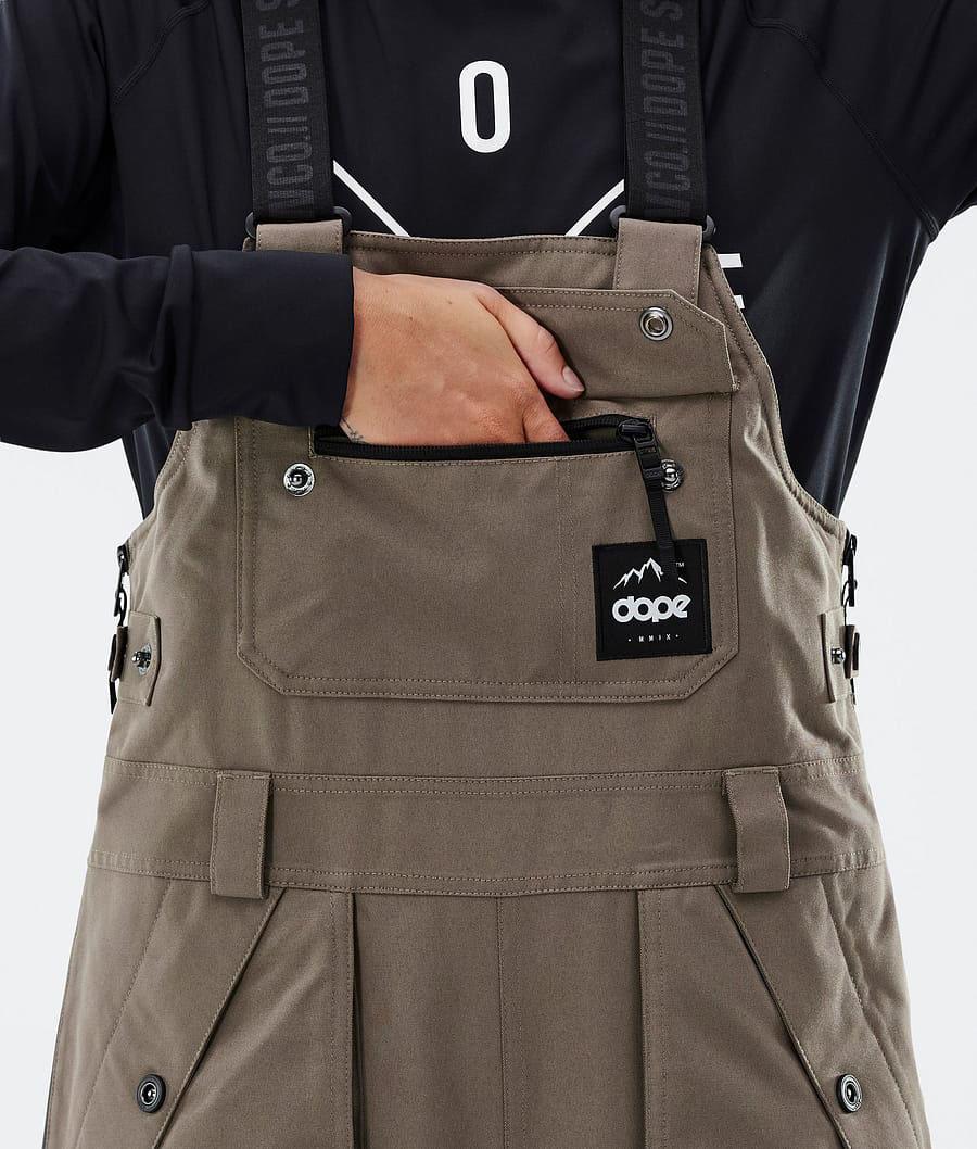 Brown Women's Dope Notorious B.I.B W Snowboard Pants | NZ_D2129