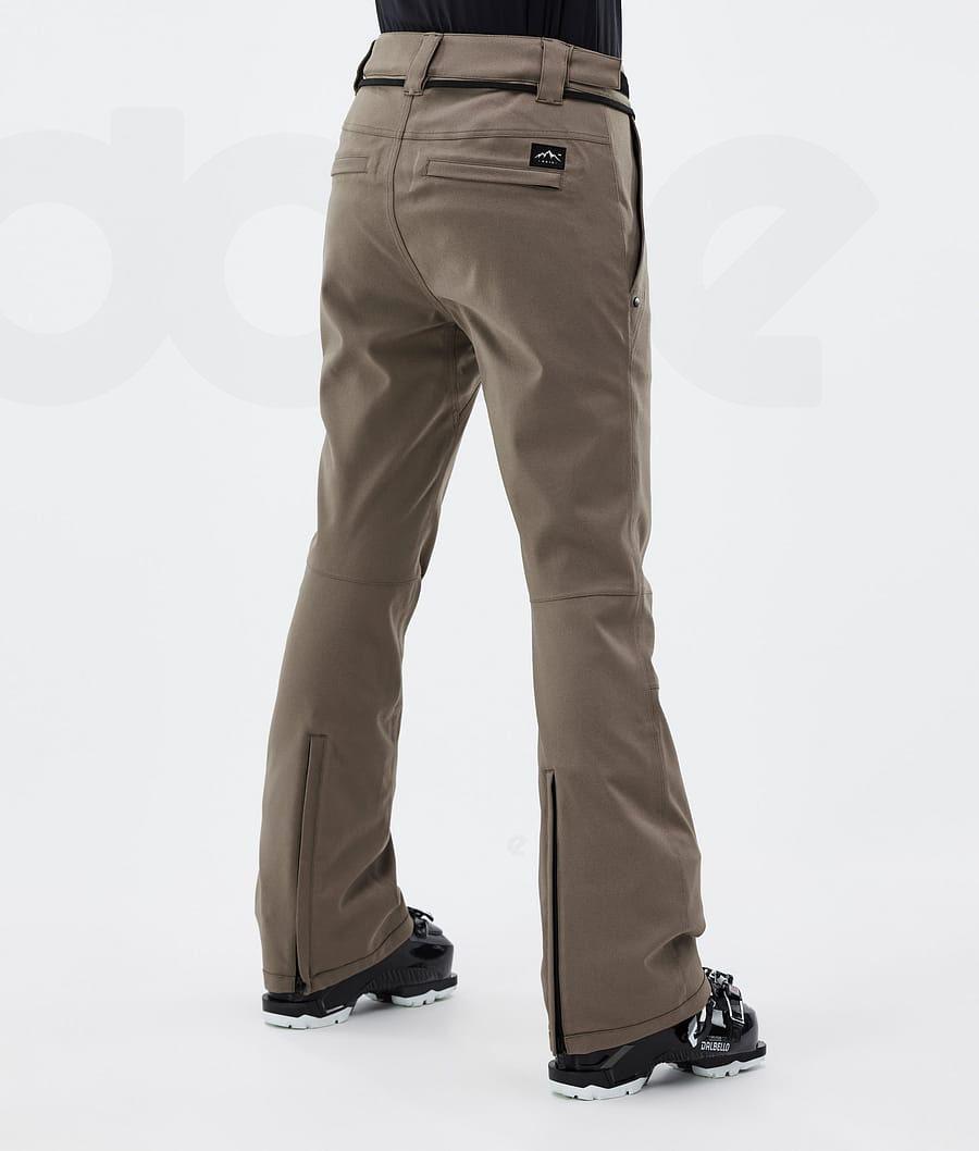 Brown Women's Dope Tigress W Ski Pants | NZ_D2310