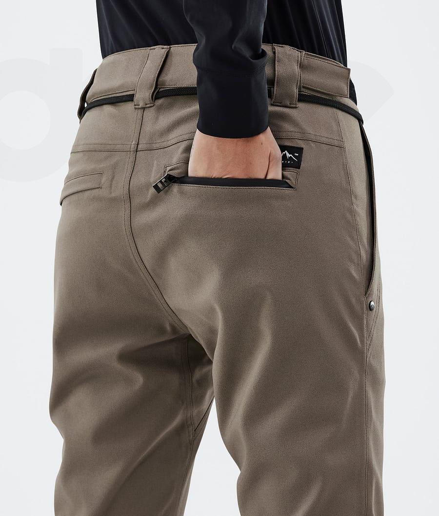 Brown Women's Dope Tigress W Snowboard Pants | NZ_D1189