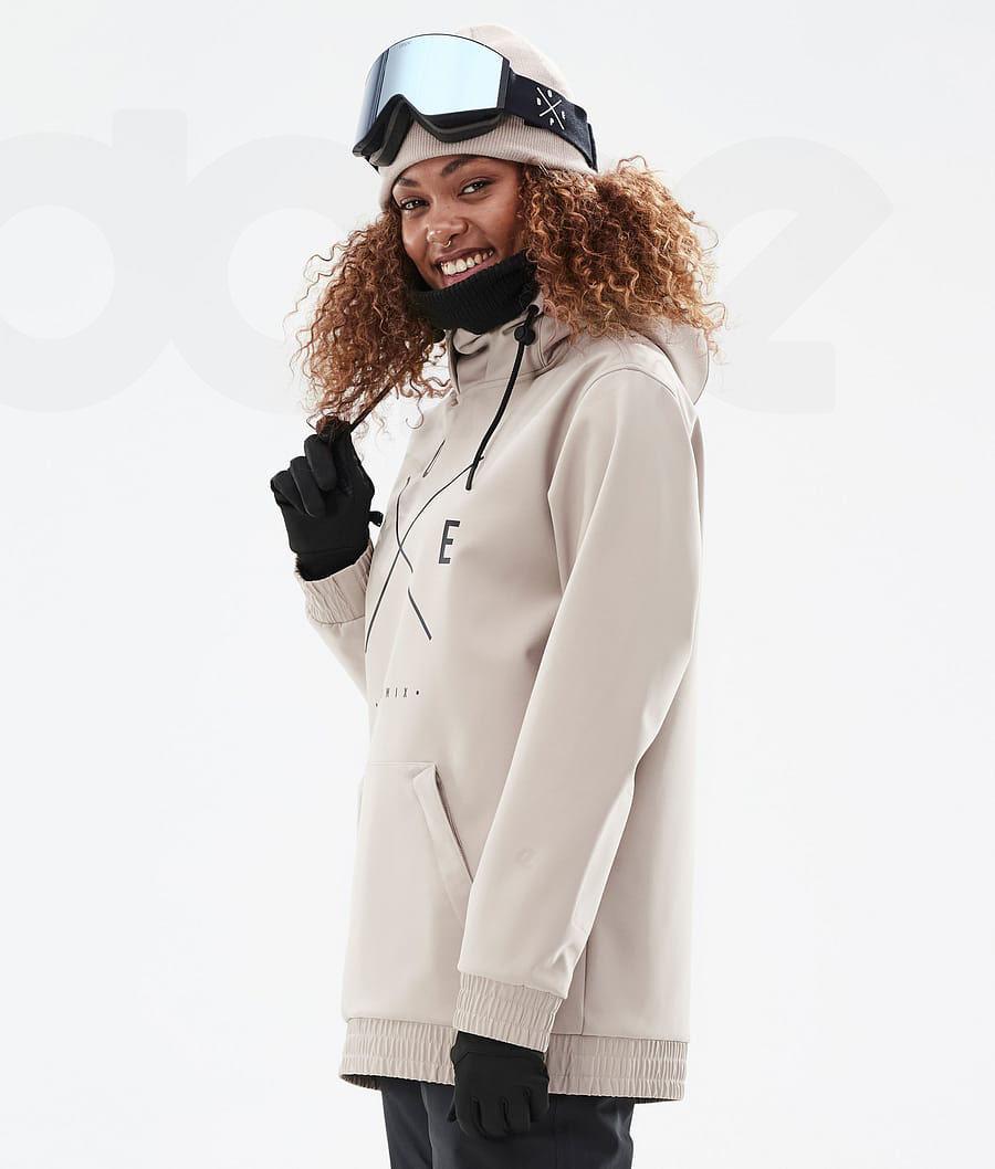 Brown Women's Dope Yeti W Snowboard Jackets | NZ_D1042