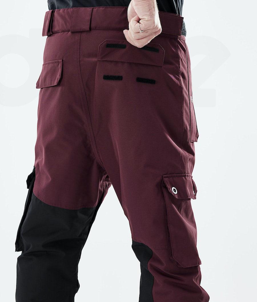 Burgundy / Black Men's Dope Adept 2021 Snowboard Pants | NZ_D1372