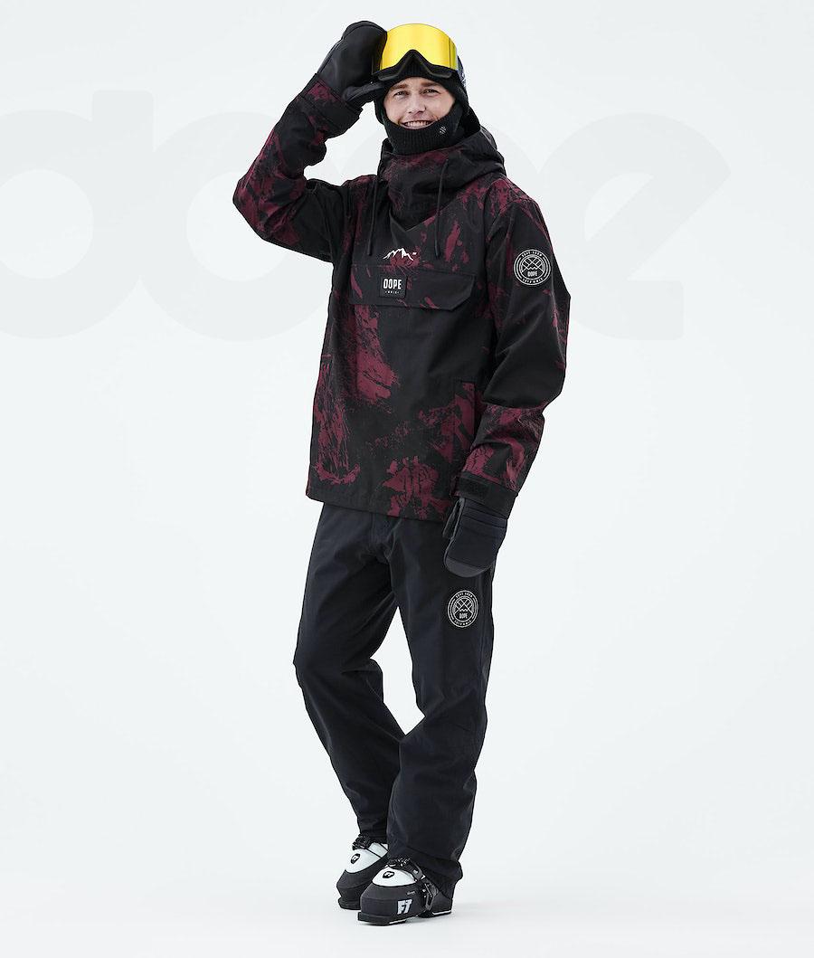 Burgundy Men's Dope Blizzard 2021 Ski Jackets | NZ_D2316