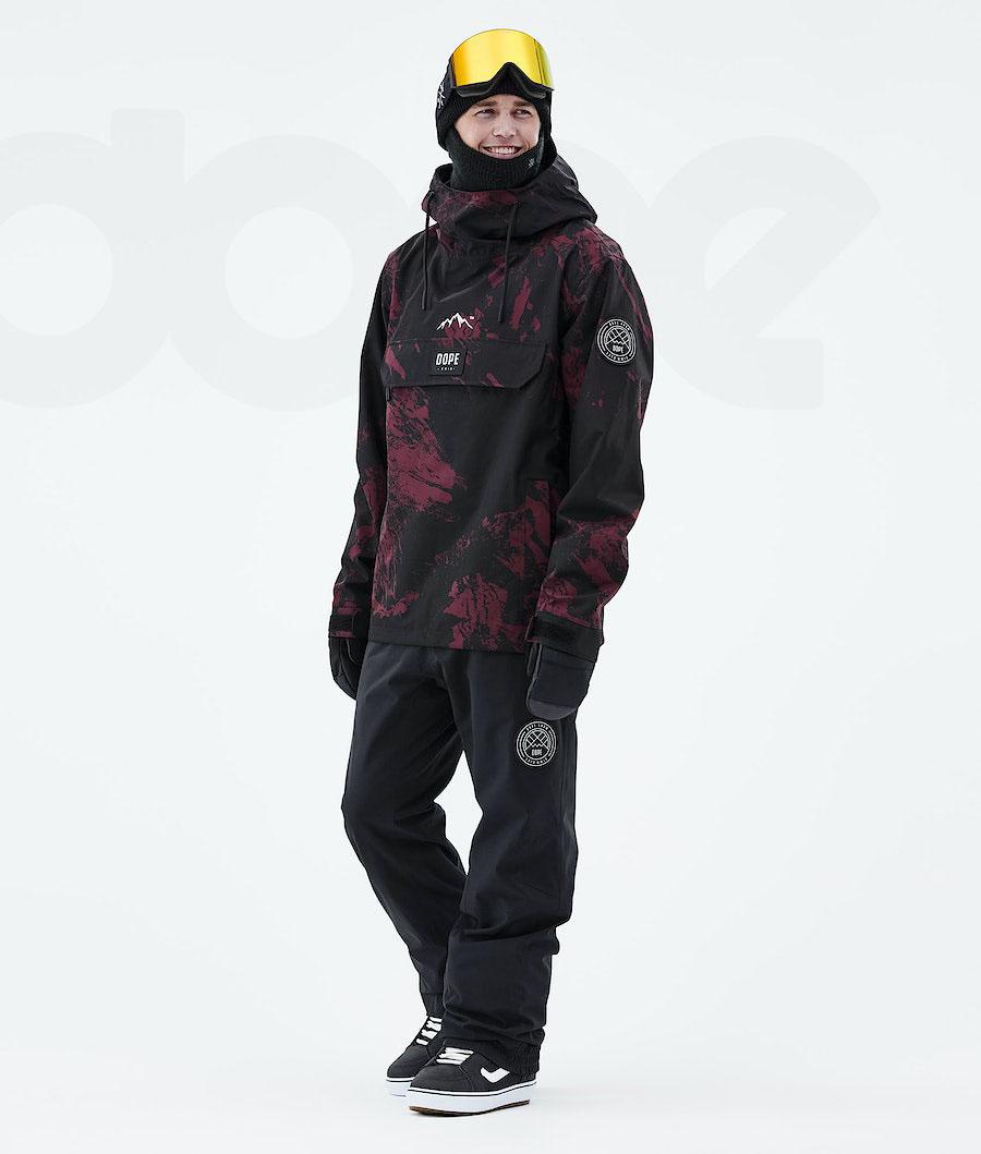 Burgundy Men's Dope Blizzard 2021 Snowboard Jackets | NZ_D1393
