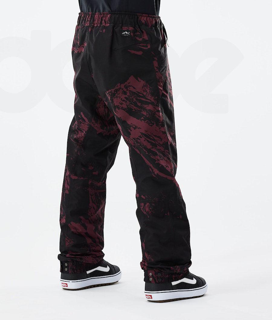 Burgundy Men's Dope Blizzard 2021 Snowboard Pants | NZ_D1660