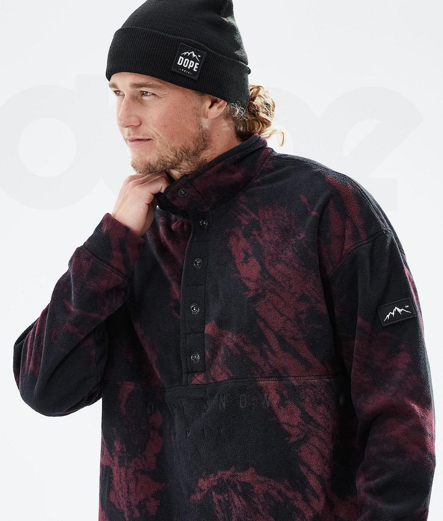 Burgundy Men's Dope Comfy 2021 Fleece | NZ_D1323