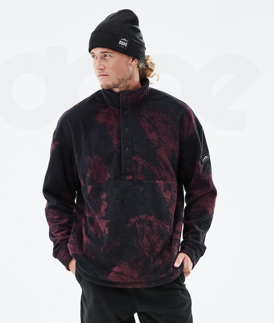 Burgundy Men\'s Dope Comfy 2021 Fleece | NZ_D1323