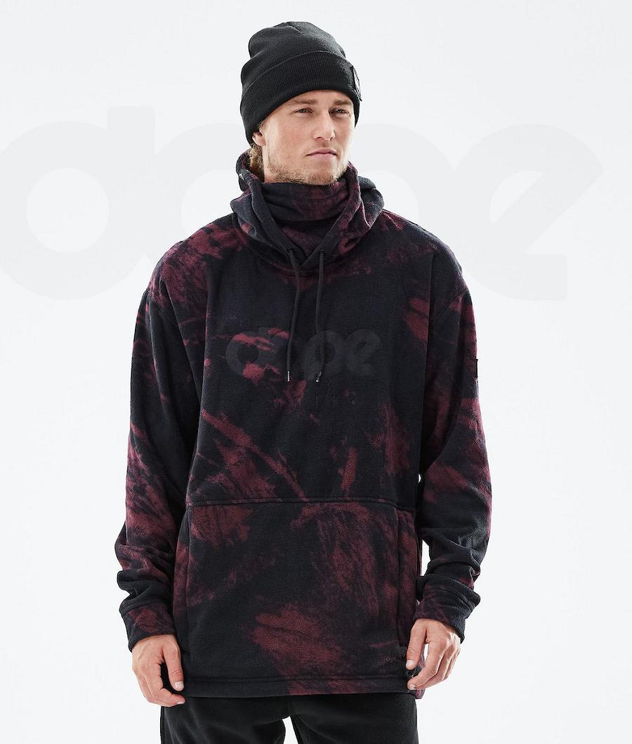 Burgundy Men\'s Dope Cozy II 2021 Fleece | NZ_D1919