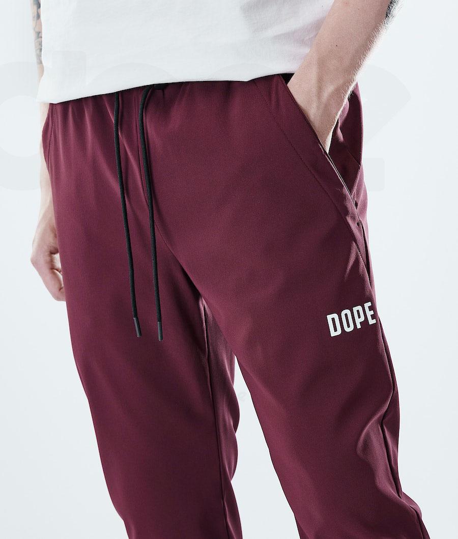 Burgundy Men's Dope Flight Outdoor Pants | NZ_D1335