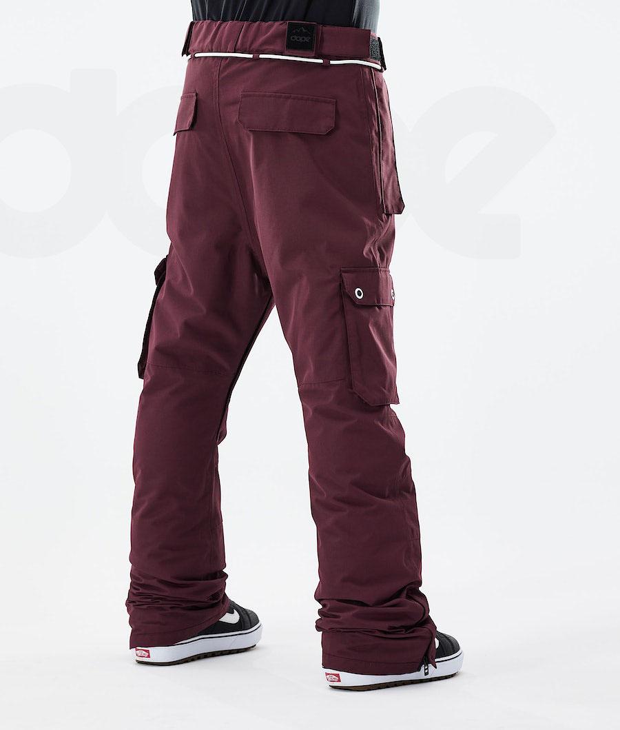 Burgundy Men's Dope Iconic 2021 Snowboard Pants | NZ_D1107