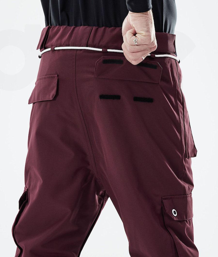Burgundy Men's Dope Iconic 2021 Snowboard Pants | NZ_D1107