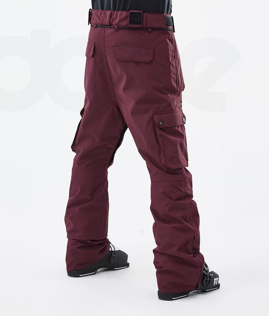 Burgundy Men's Dope Iconic Ski Pants | NZ_D2504