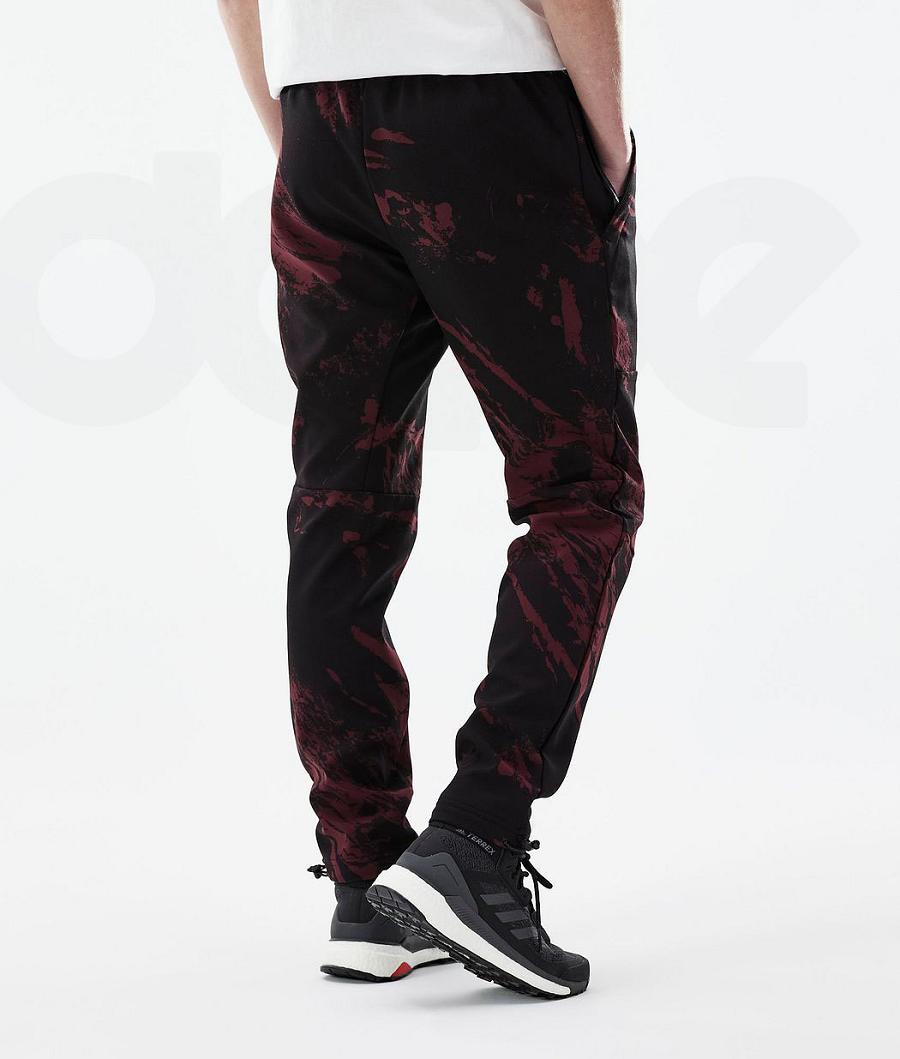 Burgundy Men's Dope Nomad Outdoor Pants | NZ_D1282