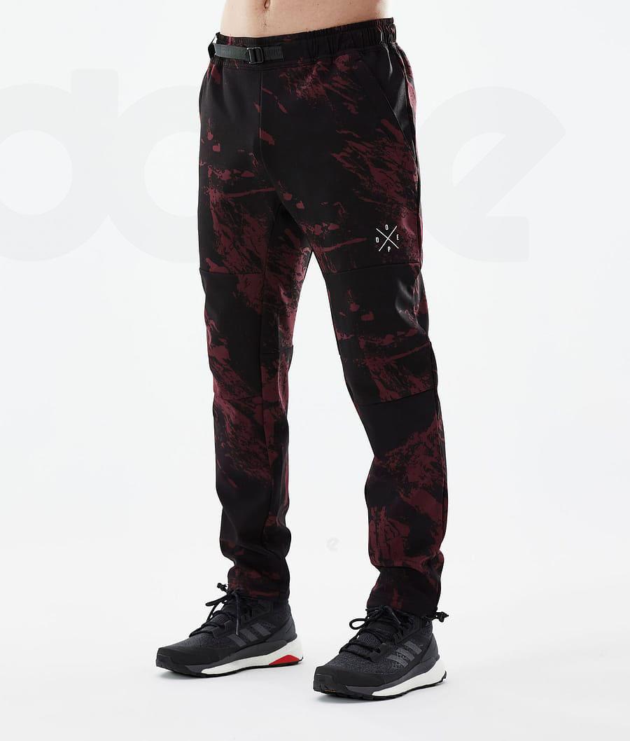 Burgundy Men's Dope Nomad Outdoor Pants | NZ_D1282
