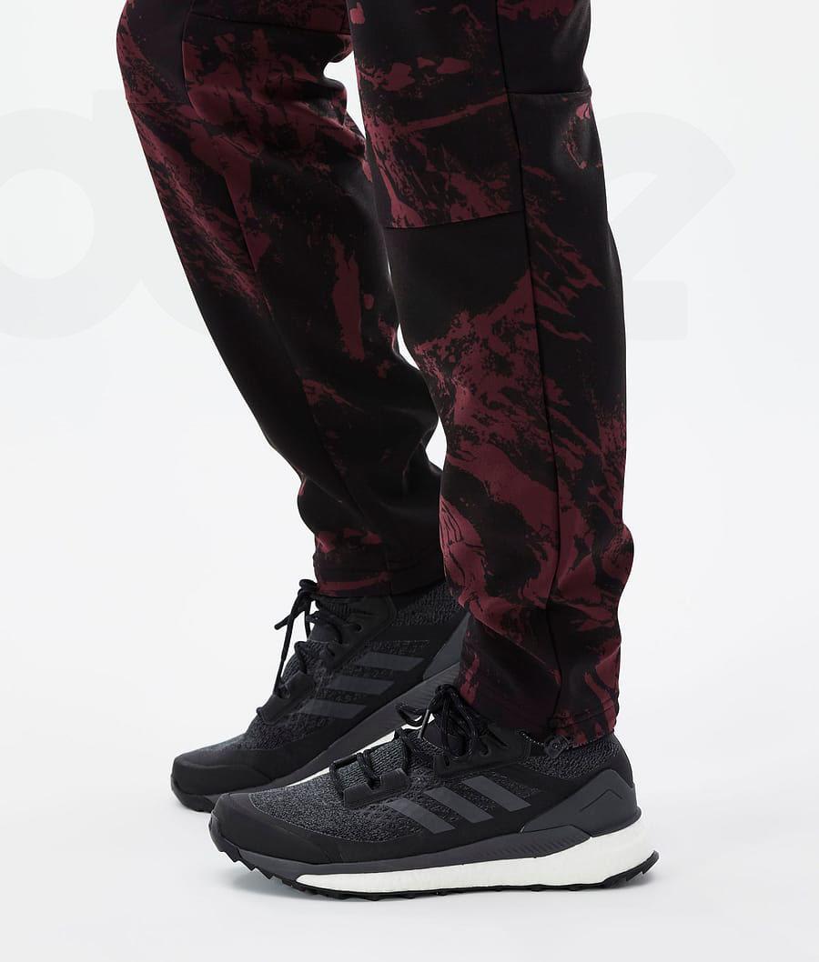 Burgundy Men's Dope Nomad Outdoor Pants | NZ_D1282