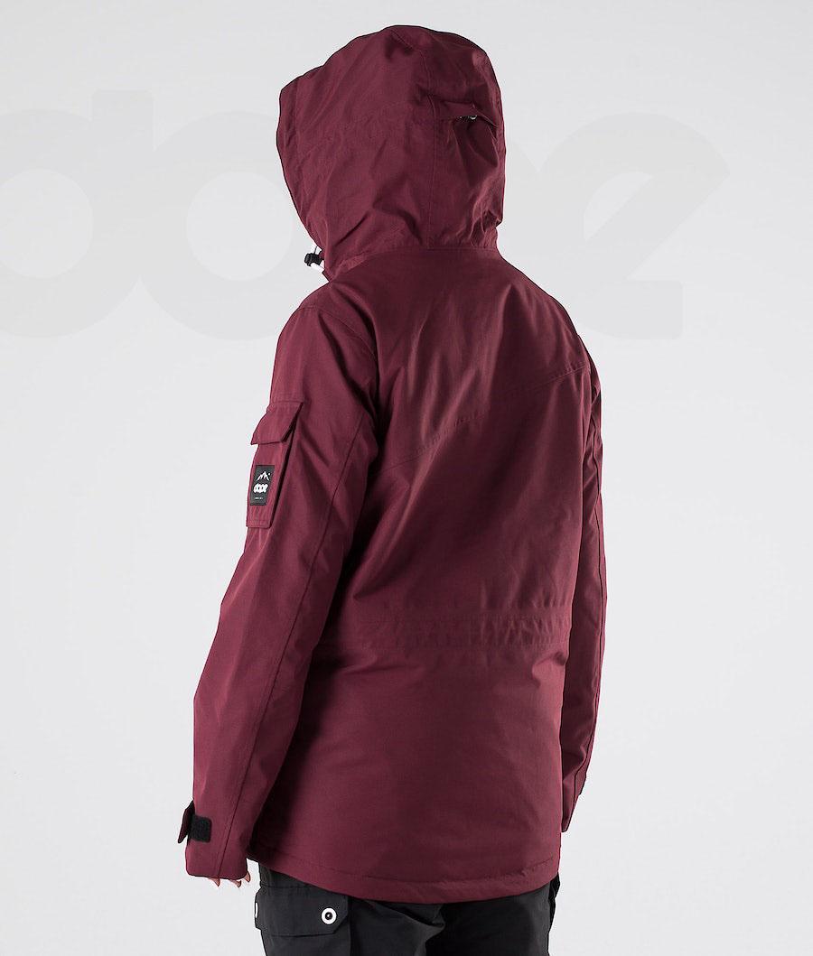 Burgundy Women's Dope Adept W 2019 Snowboard Jackets | NZ_D1809
