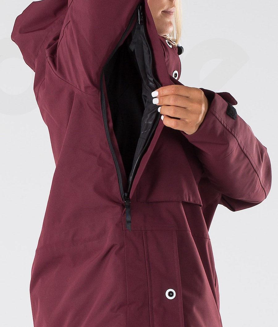 Burgundy Women's Dope Adept W 2019 Snowboard Jackets | NZ_D1809