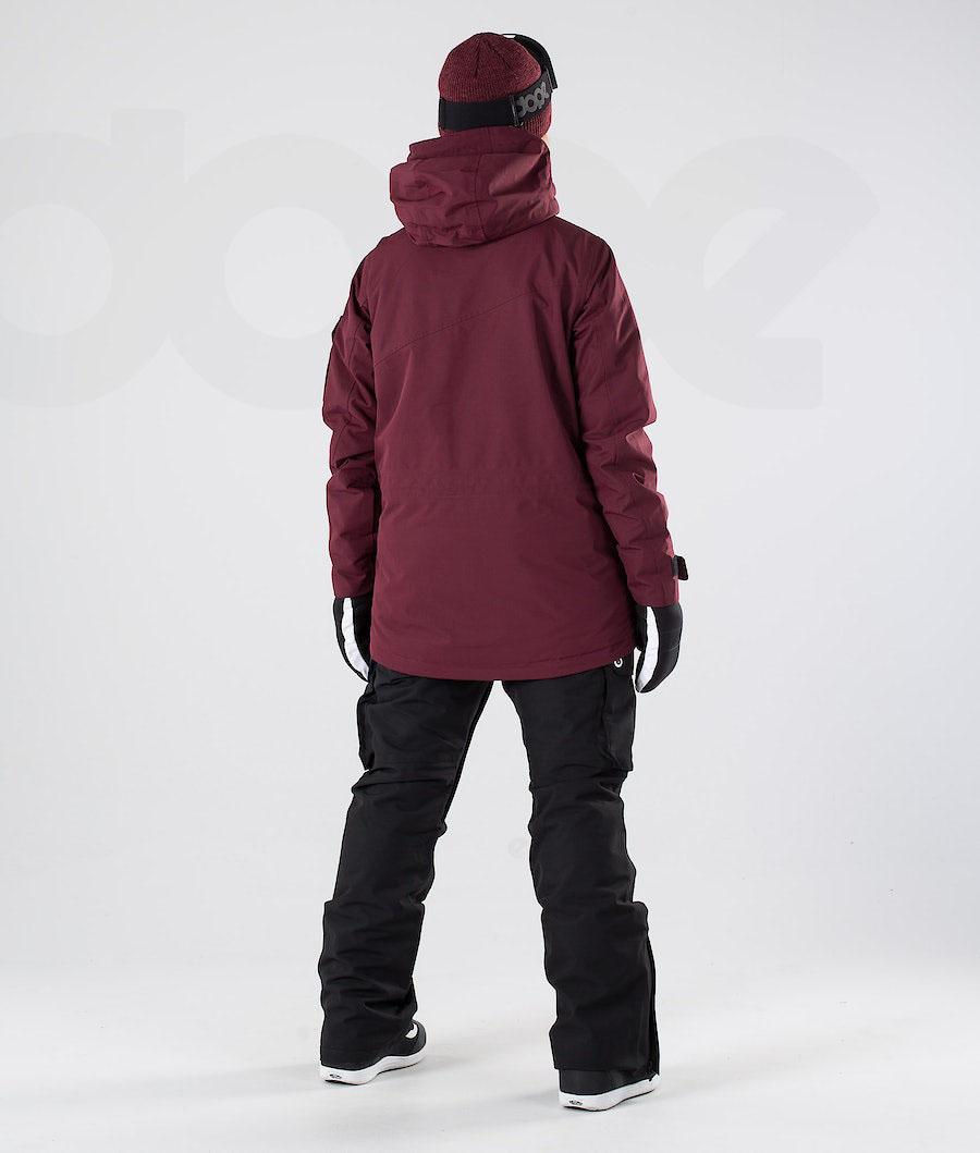 Burgundy Women's Dope Adept W 2019 Snowboard Jackets | NZ_D1809