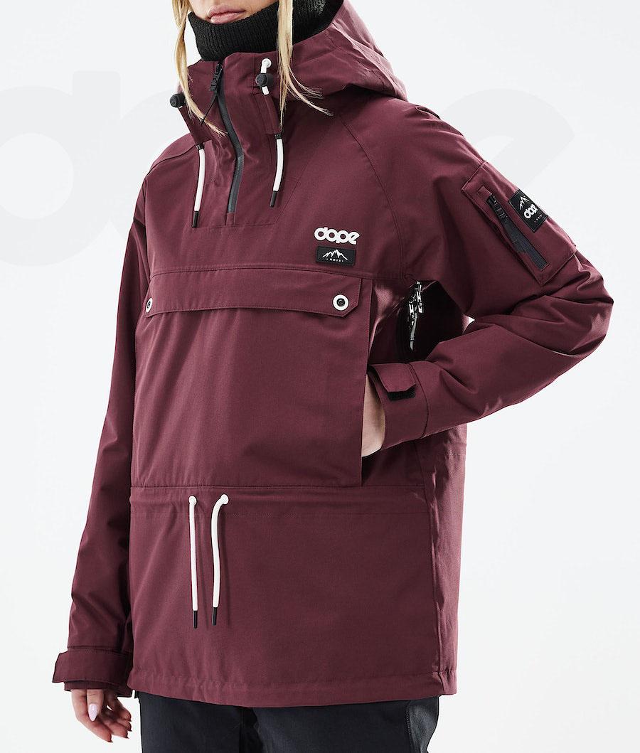 Burgundy Women's Dope Annok W 2021 Snowboard Jackets | NZ_D2412