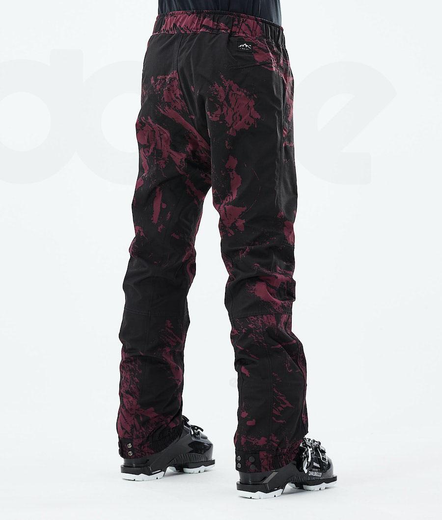 Burgundy Women's Dope Blizzard W 2021 Ski Pants | NZ_D2453