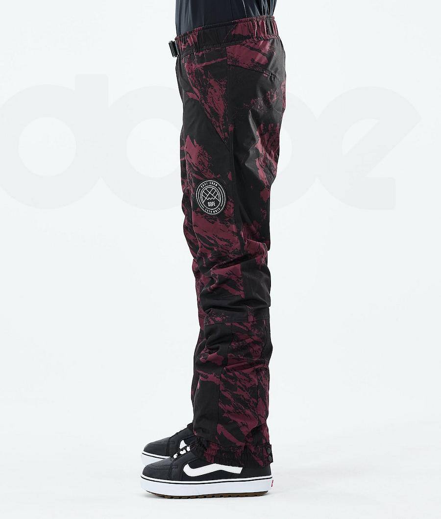 Burgundy Women's Dope Blizzard W 2021 Snowboard Pants | NZ_D1957