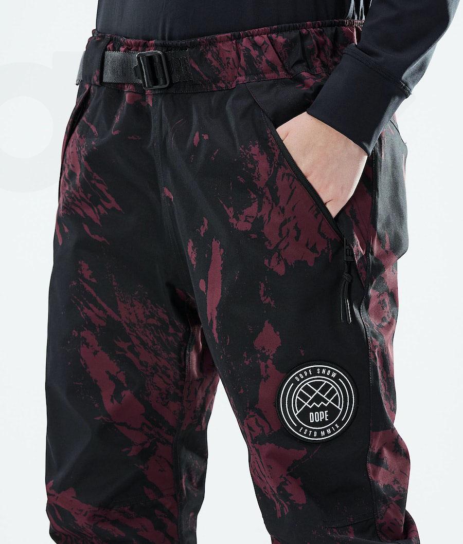 Burgundy Women's Dope Blizzard W 2021 Snowboard Pants | NZ_D1957