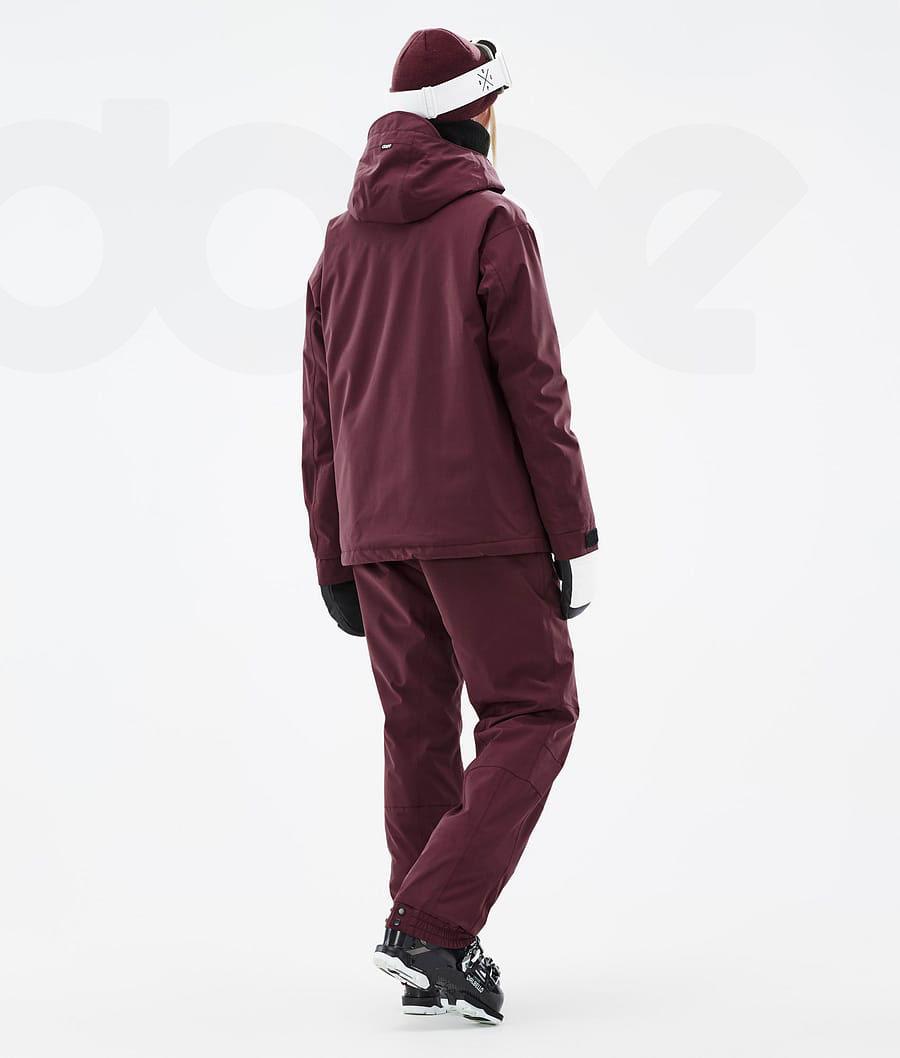Burgundy Women's Dope Blizzard W Ski Jackets | NZ_D1671