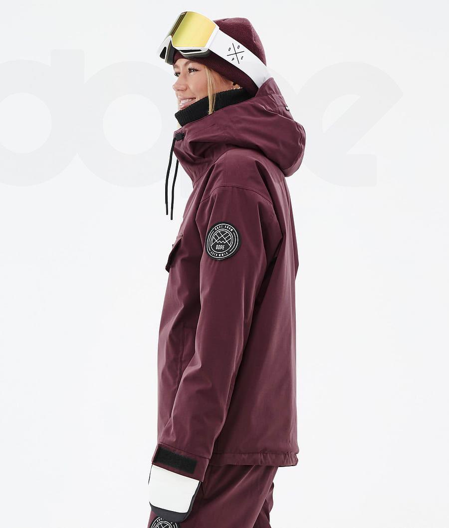 Burgundy Women's Dope Blizzard W Ski Jackets | NZ_D1671