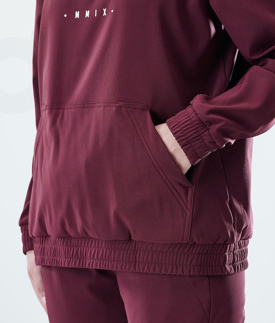 Burgundy Women's Dope Flight W Hoodies | NZ_D2003
