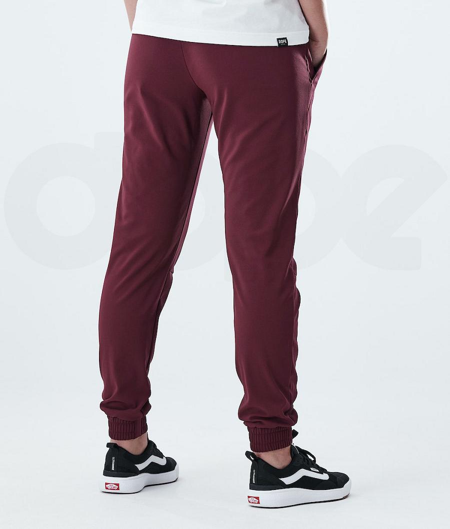 Burgundy Women's Dope Flight W Outdoor Pants | NZ_D1986