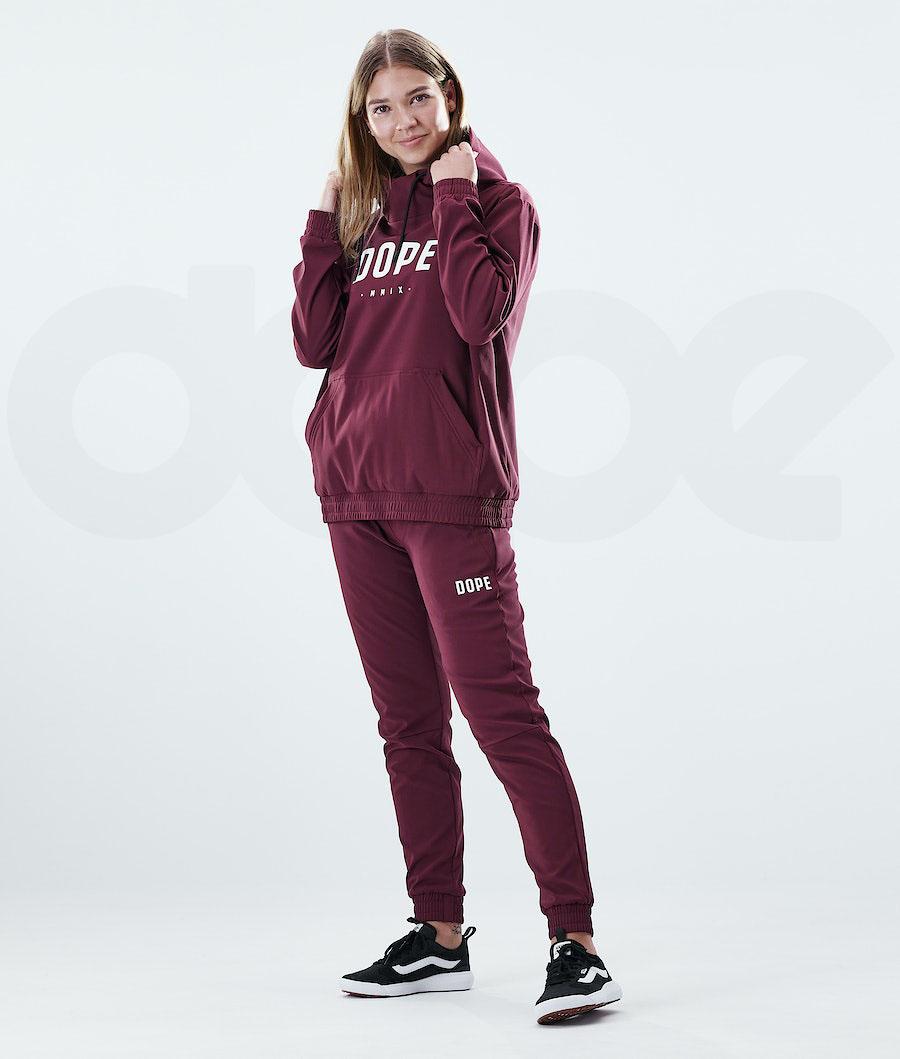 Burgundy Women's Dope Flight W Outdoor Pants | NZ_D1986