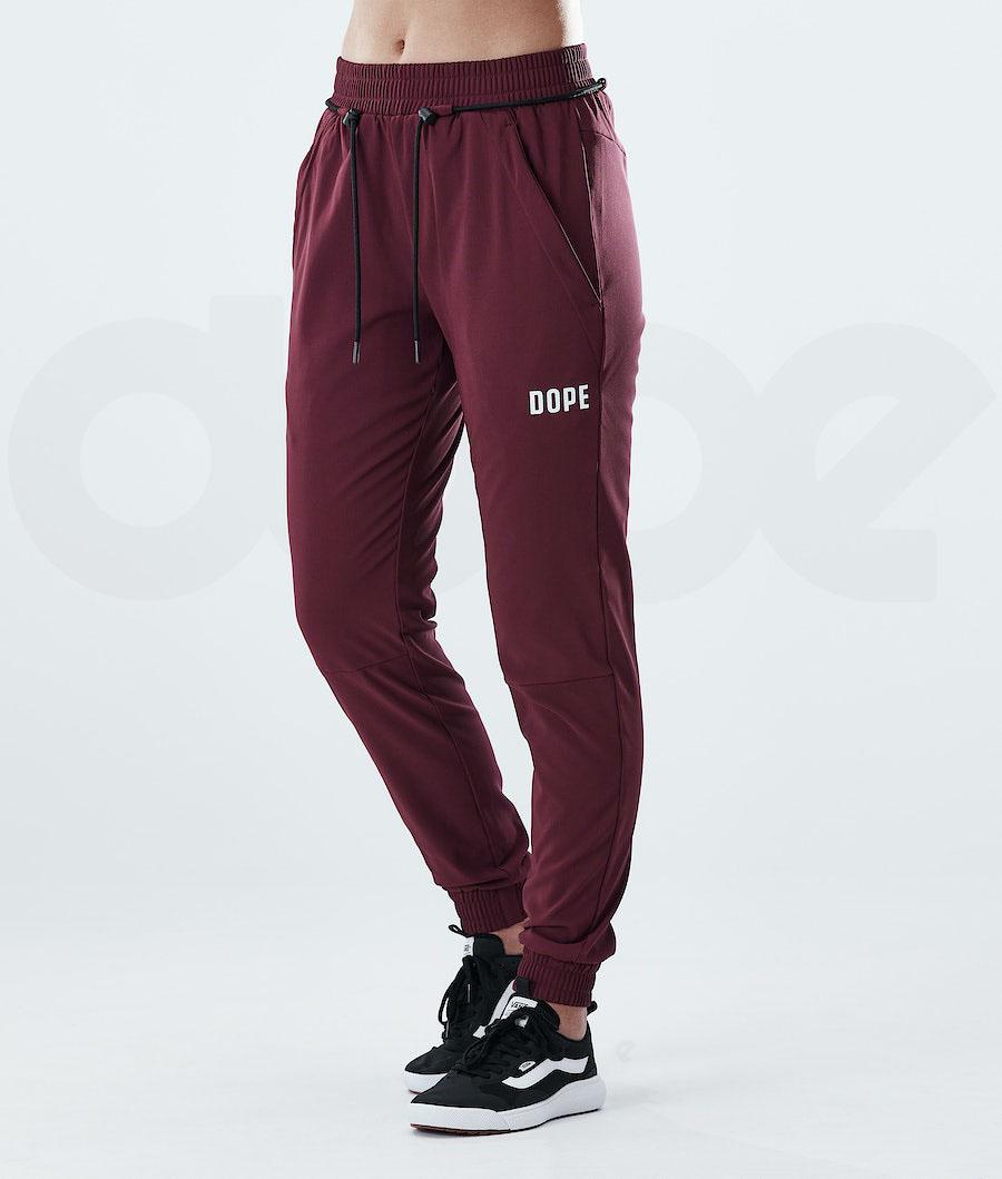 Burgundy Women's Dope Flight W Outdoor Pants | NZ_D1986