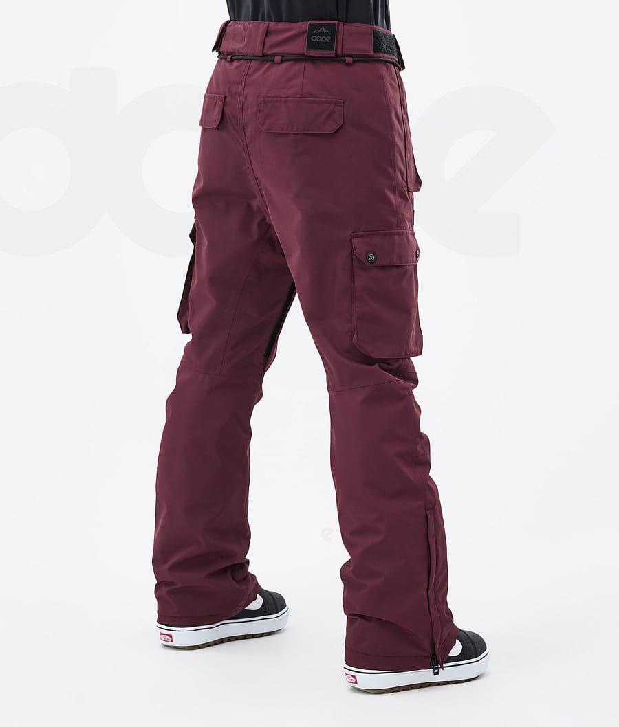 Burgundy Women's Dope Iconic W Snowboard Pants | NZ_D2415