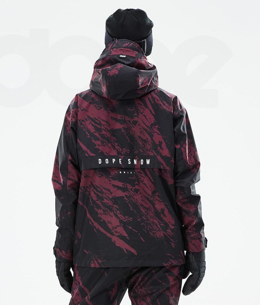Burgundy Women's Dope Legacy W 2021 Ski Jackets | NZ_D1443